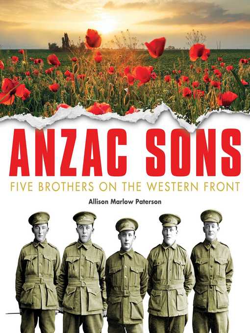 Cover image for Anzac Sons - Childrens Edition